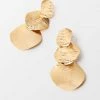 CUPSHE Trunk Bay Gold Minimalism Geometric Earrings Accs & Clothing