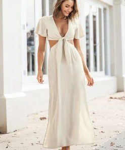 CUPSHE Maritza Bunny Tie Cutout A-Shape Dress Dresses