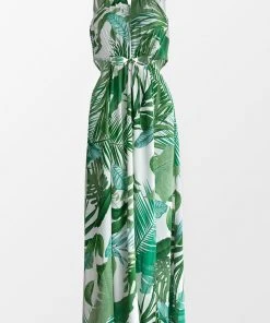 CUPSHE Noa Leafy Cutout Maxi Dress