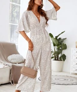 CUPSHE Calliope Wide Leg Loose Slight Jumpsuit