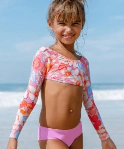 CUPSHE Summer Of Love Back Tie Lace Up Girls Bikini Set