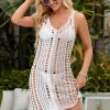 CUPSHE Summer Dresses 2022 Genie V-Neck Pull Over Short Cover-up Dress