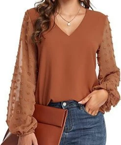 CUPSHE Amalfi Loose Bubble Sleeve Fitted Top Beach Shirts & Tops