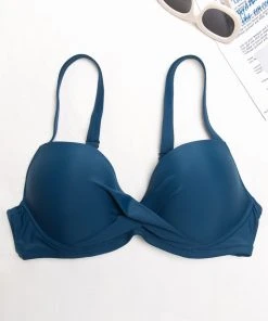 CUPSHE Elsa Criss Cross Ruched Plus Size Bikini Top Swimwear BOGO 40% OFF