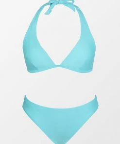 Swimwear UP TO 70% OFF Cupshe Basics Halter Back Tie Top