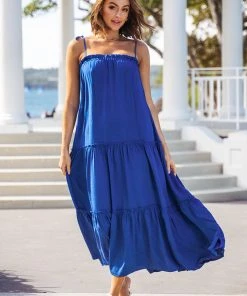 CUPSHE Dresses Carolyn Frill Slip Dress