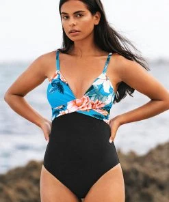 CUPSHE One Pieces Grace Floral One Piece Swimsuit