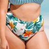 CUPSHE Swimwear UP TO 70% OFF Anya Floral Plus Size Bikini Bottom