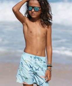 CUPSHE Swimwear BOGO 40% OFF Dino Daze Boys’ Adjustable Volley Shorts