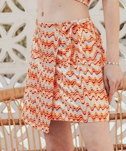 CUPSHE Cover Ups Alva Mini Length Zipper Skirt