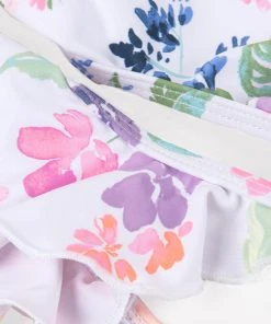 CUPSHE Swimwear UP TO 70% OFF Romantic Garden Ruffle Bow Triangle & Cheeky Hipster Bikini Set