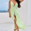 CUPSHE Paparazzi Backless Plunge Slip Dress