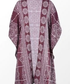 CUPSHE Cover Ups Paulina Geo Print Split Kimono