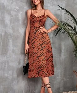 CUPSHE Dresses June Smocking Backless A-Shape Dress