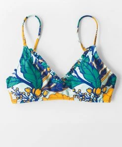 CUPSHE Bikinis Sunday Morning Floral Bikini Top