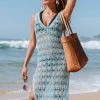 CUPSHE Summer Dresses 2022 Anita V-neck Crochet Cover Up