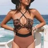 CUPSHE Wild At Heart Tunneled Cut-out One Piece Swimsuit One Pieces