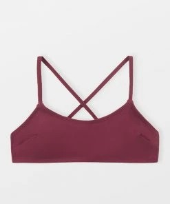 CUPSHE Bikinis Keep It Cool Red Cross Back Bralette Bikini Top