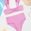 CUPSHE New In Bikinis ✨ Arizona Roda Trip Faux Bunny Tie And High Waist Bikini Set