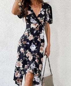 CUPSHE Lisa X-slim Maxi Floral Dress Dresses