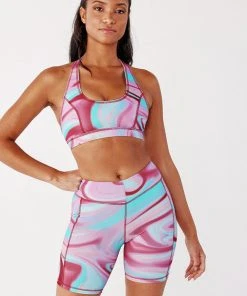 CUPSHE Amor Abstract Marble Activewear Set
