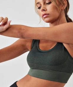 CUPSHE Accs & Clothing Midnight Hour U-neck Medium Support Sports Bra