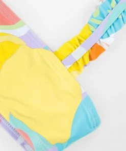 CUPSHE New In Bikinis ✨ Lanirescert Ruffled Strap Scenic Stripe Bikini Set