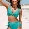CUPSHE Swimwear BOGO 40% OFF Alisa Criss Cross Lace-up Bikini