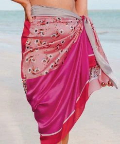 CUPSHE Cover Ups Laguna Beach Geometric Tie Waist Sarong