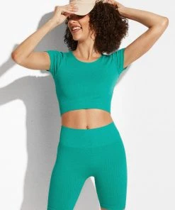 CUPSHE Full Bloom Scoop High Waist Matching Set