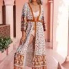 CUPSHE Antonia Boho Front Tie Tassel Cover Up