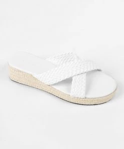 CUPSHE Amaretto White Open Toe Sandals Accs & Clothing