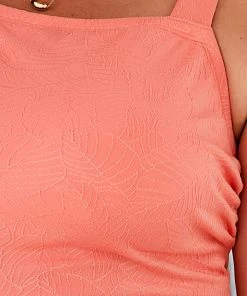 CUPSHE Summer Dreaming Jacquard Square Neck Plus Size One Piece Swimsuit