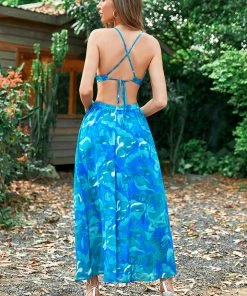 CUPSHE Vestrahorn Backless Tie A-Shape Dress Dresses