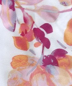 CUPSHE Summer Floral Puffed Sleeve Ruched Dress Dresses