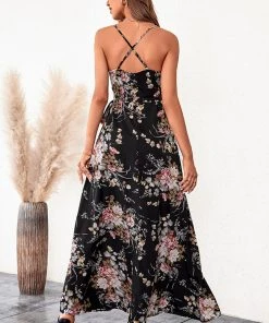 CUPSHE Dresses Hermine Thin Straps Tie Waist Slip Dress