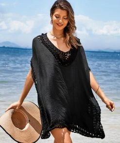 CUPSHE Alberta V-neck Short Pull Over Cover Up