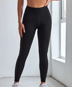CUPSHE Accs & Clothing Key West Black Leggings