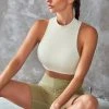 CUPSHE Accs & Clothing Tamara Waffle Cut-out Back Crop Sports Bra