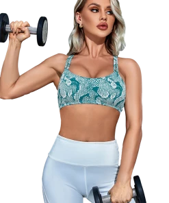 CUPSHE Accs & Clothing Pandora Snake Criss Cross Sports Bra