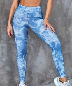 CUPSHE Moonstone Tie Dye High Waist Leggings