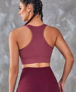 CUPSHE Cerise Dust Pink U-neck Sports Bra