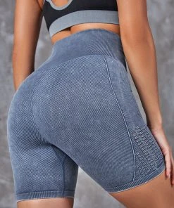 CUPSHE Orchid Elastic Waisted Biker Shorts