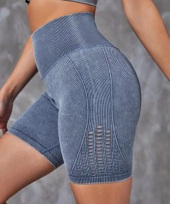 CUPSHE Orchid Elastic Waisted Biker Shorts