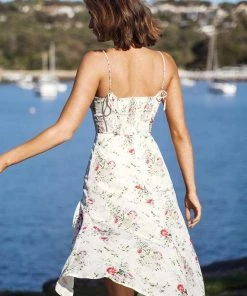 CUPSHE Dresses Madalynn Adjustable Straps Floral Slip Dress