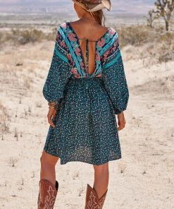 CUPSHE Dresses Jaycee V-neck Mid Length Boho Dress