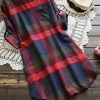 CUPSHE Lady Leisure Plaid Dress Dresses