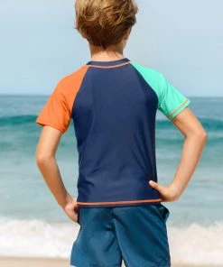 CUPSHE Skater Boy Short Sleeve Rashguard Boys' Swim Tee