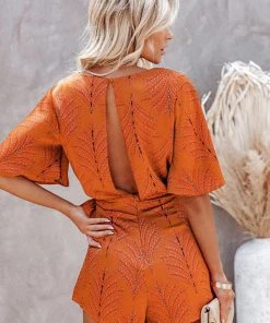 CUPSHE Cover Ups Best Sellers Annamarie Plunge Tie Waist Romper