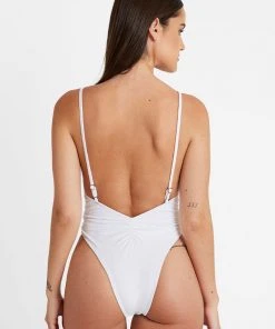 Cupshe One Pieces Delicate Blooms Belted Square Neck One Piece